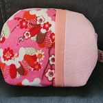 NWT FHZAKKA SERIES Japan Kawaii Cherry Blossom Pink Lucky Cat Coin Purse Pouch Photo 1