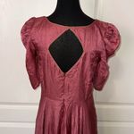 VTG PINK GOLD RHINESTONE PUFF SLEEVE PRINCESS DRESS GOWN Photo 2