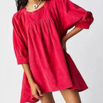 Free People  Memories of You Corduroy Tunic/dress size medium Photo 0