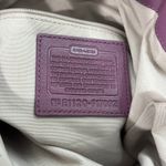 Coach Soho Leather Buckle Hobo Bag F17092 Purple Shoulder Bag Photo 5