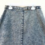 Forever 21 Front zipper acid wash denim skirt Photo 7