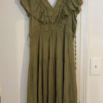 Tahari Green Maxi Dress Photo 0