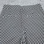 Betabrand Medium Long Skinny Leg Pencil Dress Pants Yoga Catstooth Black White Photo 3