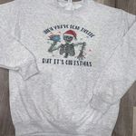 Dead Inside But It’s Christmas Sweatshirt Size M Photo 0