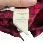 Woolrich  The Pemberton Flannel Long Sleeve Button Down Shirt‎ Black Red Size M Photo 3