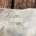Loft Ann Taylor Women's White Chino Shorts Size 4 Casual Photo 1