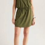 Zella Live In Sleeveless Dress - Green Olive - Size Medium Photo 0