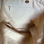 Anthropologie Puffer Tote Bag in cream, cinch or snap closure Photo 2