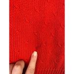 CASUAL CORNER Women's Christmas Cardigan Ugly Sweater Grandamacore Santa Size S Red Photo 7