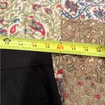 Michael Kors Michael Womens Shorts Turn-up Charcoal Black Linen Photo 7