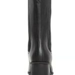 Vince Henderson Mid Chelsea Leather Boots Block Platform Black Size 9 Photo 2