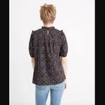Madewell  Puff-Sleeve Ruffle Top in Fieldwalk Floral S Photo 2
