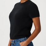 Quince NWOT  Mongolian Cashmere Black Tee Sz XL Photo 0
