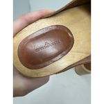 L.L. Bean Signature Wood & Leather Clog Brown Size 10 Photo 7