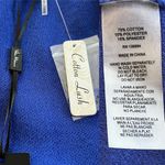 Vila Milano Blazer Jacket Sweater Open M Royal Blue Pockets New Photo 7