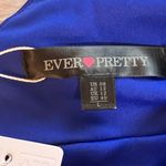 Ever Pretty Ever-Pretty Women's Royal floor Length High Stretch Side Slit Pleated Size L Photo 1