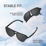 Polarized Sports Sunglasses Aviator Sunglasses for Men Women Wayfarer Glasses for Fishing Boating Golf Driving Photo 2