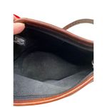 Brighton  2-Tone Croc Bucket Crossbody Bag Soft Leather Zipper Pockets 8.5" x 7" Photo 6