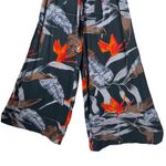 Patrons of Peace  Wide Leg Pants Palazzo Smocked Tie Front Flowy Womens M BOHO Photo 14