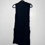 Qi black cashmere sweater dress size large Photo 6