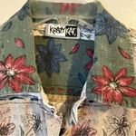 Krazy Kat Women’s  Vintage 90’s Floral Print Button Down Photo 2