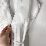 Lovers + Friends Lover + Friends Nostalgia White Embroidered Wrap Tie Maxi Midi Dress Photo 8