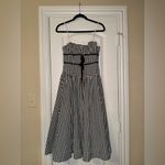 For Love & Lemons  Black and White Gingham Dress size small Photo 3