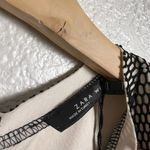 ZARA  Scuba Net Mesh Fit & Flare Sleeveless Skater Mini Dress Size XS Photo 7