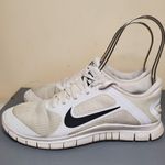 Nike Running Athletic Shoes 580406-101 Free 4.0 V3 Women White Sneakers Photo 4