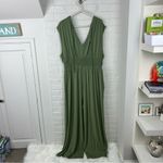 Old Navy  Green Casual Stretch Wide Leg Jumpsuit Size XL Photo 7
