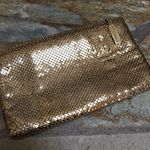 Whiting & Davis Gold Mesh Evening Bag Zippered Clutch Vintage Holiday Party NYE Photo 6