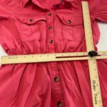 Ba&sh  Dress Womens Small Pink‎ Lincoln Collared Button Front Mini Cotton Photo 12