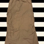 Jaded London Tan Cargo Drawstring Maxi Skirt -  Photo 0