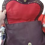 NWT Sharif Pony Hair Leather Saddle Bag Brown Photo 2