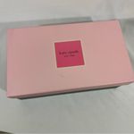 Kate Spade Sybil Velvet Pumps Gold Block Heel W/Pink Rhinestones 7.5M Cherrywood Photo 10