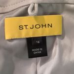 St. John  Lamb Leather Jacket Size 16 Photo 6
