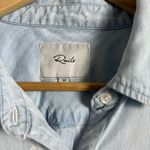 Rails Light Blue Chambray Arrow Long Sleeve Lyocell Button-Up Shirt Size Medium Photo 7