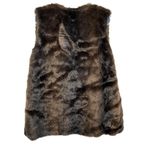 Forever 21 Faux Fur Brown Sleeveless Vest Medium Photo 2