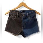  High - Rise Shorts  Hollister Soft Stretch two tones cut off jeans NWT Photo 0