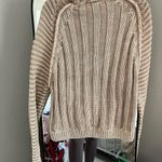 Free People Chunky Knit Tan Sweater Photo 5