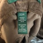 Ralph Lauren Lauren  Corduroy Pants Womens 22W Brown Straight Leg Soft Velvet Photo 3