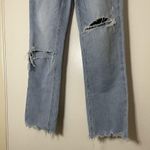 Paige  blue hoxton slim crop distressed blue denim jeans size US 27 Photo 2