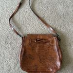 Patricia Nash  Map Print Leather Crossbody Bag Brown Vintage Adjustable purse Photo 1