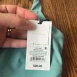 Shade & Shore Blue Classic Bikini Top Size Large New with Tags Photo 2