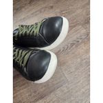 Cole Haan  Women's 9B Grand Crosscourt Sneakers Shoes Black Leather Green Laces Photo 5