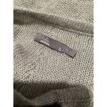 prAna  Shelby Women's Cable Knit Fringe Gray Wool Blend Poncho Sweater S Photo 7