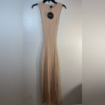 White Fox Boutique  Tammy Cream Sleeveless Maxi Dress SZ:S Photo 3