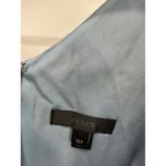 J.Crew Dress Women 12T Pink Paisley Silk Ruffle Scoop Neck Modest Light Photo 5