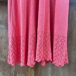 Picardo Knits Women's Vintage 70's Era Long Sleeve Pink Midi Dress Size M Size M Photo 5