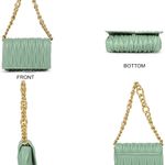 Montana West Quilted Purse for Women Chunky Chain Purses Small Shoulder Bag and Handbags Photo 5